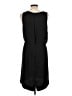 J.Crew 100% Polyester Solid Black Casual Dress Size 12 - photo 2
