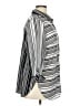 Nygard Stripes Silver 3/4 Sleeve Blouse Size XL - photo 4