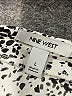 Nine West 100% Polyester Silver White Sleeveless Top Size L - photo 7