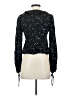Paige 100% Rayon Black Long Sleeve Blouse Size S - photo 2