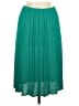 Front Solid Teal Formal Skirt Size 8 - photo 1