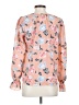 Joie 100% Polyester Pink Long Sleeve Blouse Size S - photo 2