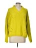 Sweet Wanderer 100% Polyester Solid Yellow Pullover Sweater Size L - photo 1