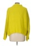 Sweet Wanderer 100% Polyester Solid Yellow Pullover Sweater Size L - photo 2