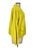 Sweet Wanderer 100% Polyester Solid Yellow Pullover Sweater Size L - photo 4