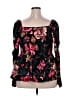 Emery Rose Black 3/4 Sleeve Blouse Size 3X - photo 2