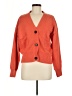 Shein 100% Acrylic Orange Cardigan Size 8 - 10 - photo 1