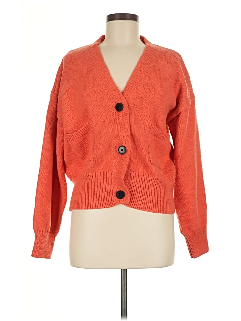 Pre-owned Shein Cardigan Sweater In Orange