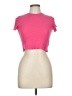 Shein Pink Short Sleeve Turtleneck Size M - photo 1