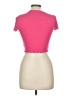 Shein Pink Short Sleeve Turtleneck Size M - photo 2