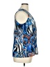 Essentials Blue Sleeveless Blouse Size XL - photo 4