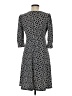 Lark & Ro Polka Dots Black Casual Dress Size 6 - photo 2