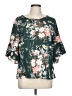 Shein Green 3/4 Sleeve Blouse Size L - photo 1
