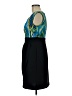 DressBarn 100% Polyester Color Block Blue Cocktail Dress Size 8 (petite) - photo 5