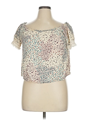 H.I.P. Happening in the Present Short Sleeve Blouse (view 1)
