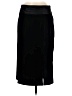 Topshop 100% Polyester Solid Black Formal Skirt Size 8 - photo 1