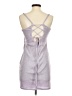 Crystal Doll 100% Polyester Gray Cocktail Dress Size 9 - photo 2