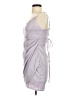 Crystal Doll 100% Polyester Gray Cocktail Dress Size 9 - photo 5