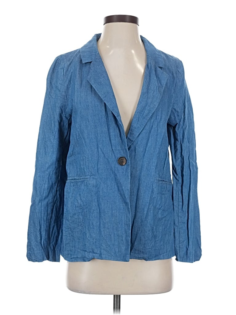 Pre-owned Lulus Blazer Jacket In Blue