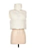 Fashion 100% Polyester Ivory Vest Size M - photo 1