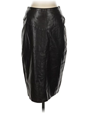 Saks Fifth Avenue Faux Leather Skirt (view 1)