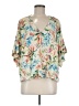 Lands' End Ivory 3/4 Sleeve Blouse Size M - photo 1