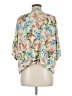 Lands' End Ivory 3/4 Sleeve Blouse Size M - photo 2