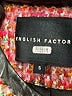 English Factory 100% Polyester Tweed Red Jacket Size S - photo 6