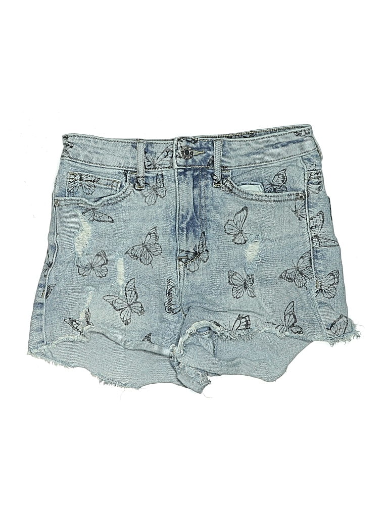 Pre-owned Guess Denim Shorts In Blue