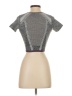 Athleta Gray Short Sleeve Turtleneck Size S - photo 2