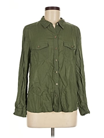 Melissa Odabash Long Sleeve Button-Down Shirt (view 1)