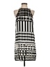 Eight Sixty 100% Polyester Graphic Black Casual Dress Size S - photo 1