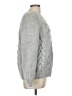 Aymara Gray Wool Pullover Sweater Size M - photo 4
