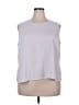 Elementz 100% Polyester White Sleeveless Top Size 2X - photo 1