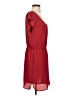 Alex + Alex 100% Polyester Solid Red Casual Dress Size S - photo 4