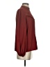 Ann Taylor 100% Polyester Burgundy Long Sleeve Blouse Size XS - photo 4