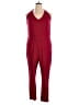 Torrid Solid Burgundy Jumpsuit Size 2X (2) - photo 1