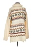 See and Be Seen Chevron-herringbone Ivory Pullover Sweater Size S - photo 1