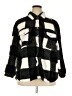 Inner Circle Inc. 100% Polyester Checkered-gingham Black Faux Fur Jacket Size 2X - photo 1