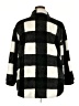 Inner Circle Inc. 100% Polyester Checkered-gingham Black Faux Fur Jacket Size 2X - photo 2