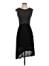 HEATHER Solid Black Cocktail Dress Size S (petite) - photo 1