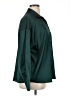 Heatherly Solid Green Long Sleeve Blouse Size XL - photo 4