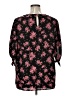 CeCe 100% Polyester Black 3/4 Sleeve Blouse Size 1X - photo 2