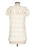 Judith March 100% Polyester Chevron-herringbone Ivory Casual Dress Size L - photo 2