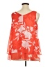 Lane Bryant 100% Polyester Orange Sleeveless Blouse Size 16 - photo 2