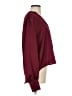 Evereve 100% Polyester Burgundy Long Sleeve Blouse Size S - photo 4