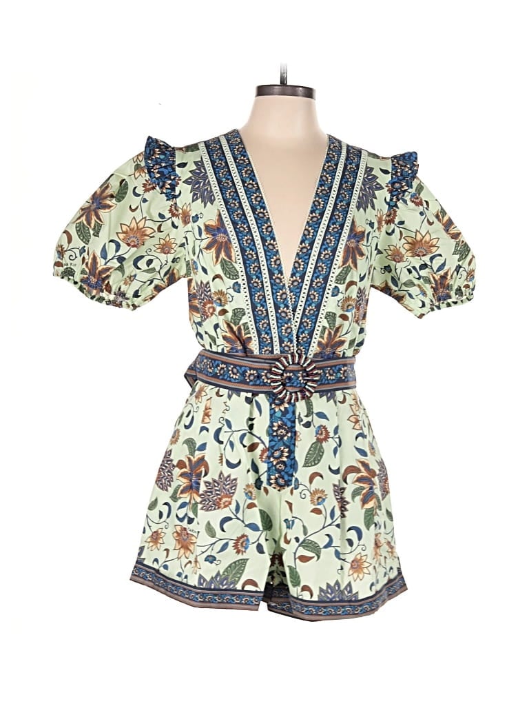 Farm Rio Romper In Green