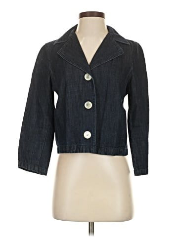 Lauren Jeans Co. 3/4 Sleeve Button-Down Shirt (view 1)