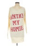 Shein 100% Acrylic Ivory Pullover Sweater Size 4 - photo 1