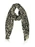 Sir Alistair Rai Animal Print Ivory Black Scarf One size - photo 1